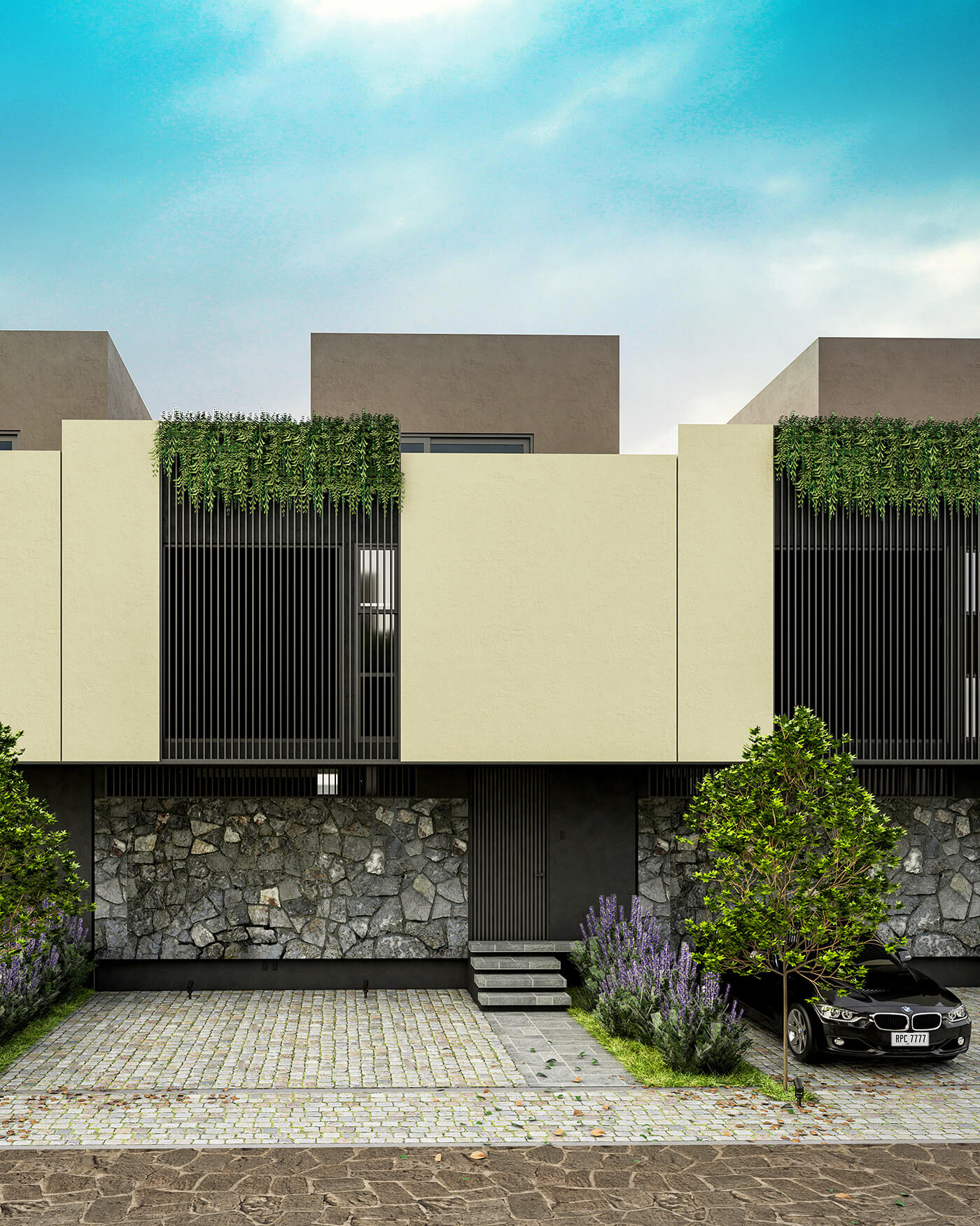 mcompany fachada de casa en Huma